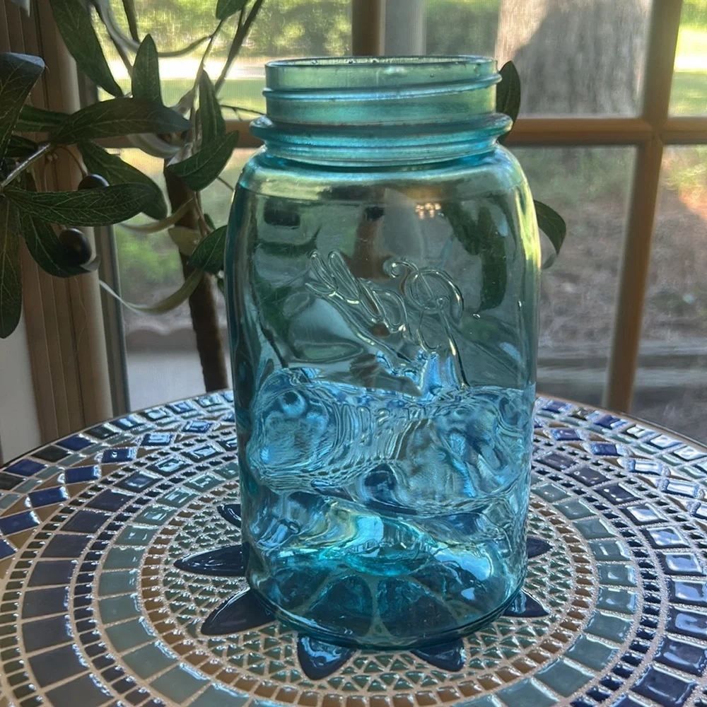 Mason blue Vintage BALL MASON